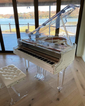2022 New Crystal Clear Grand Piano
