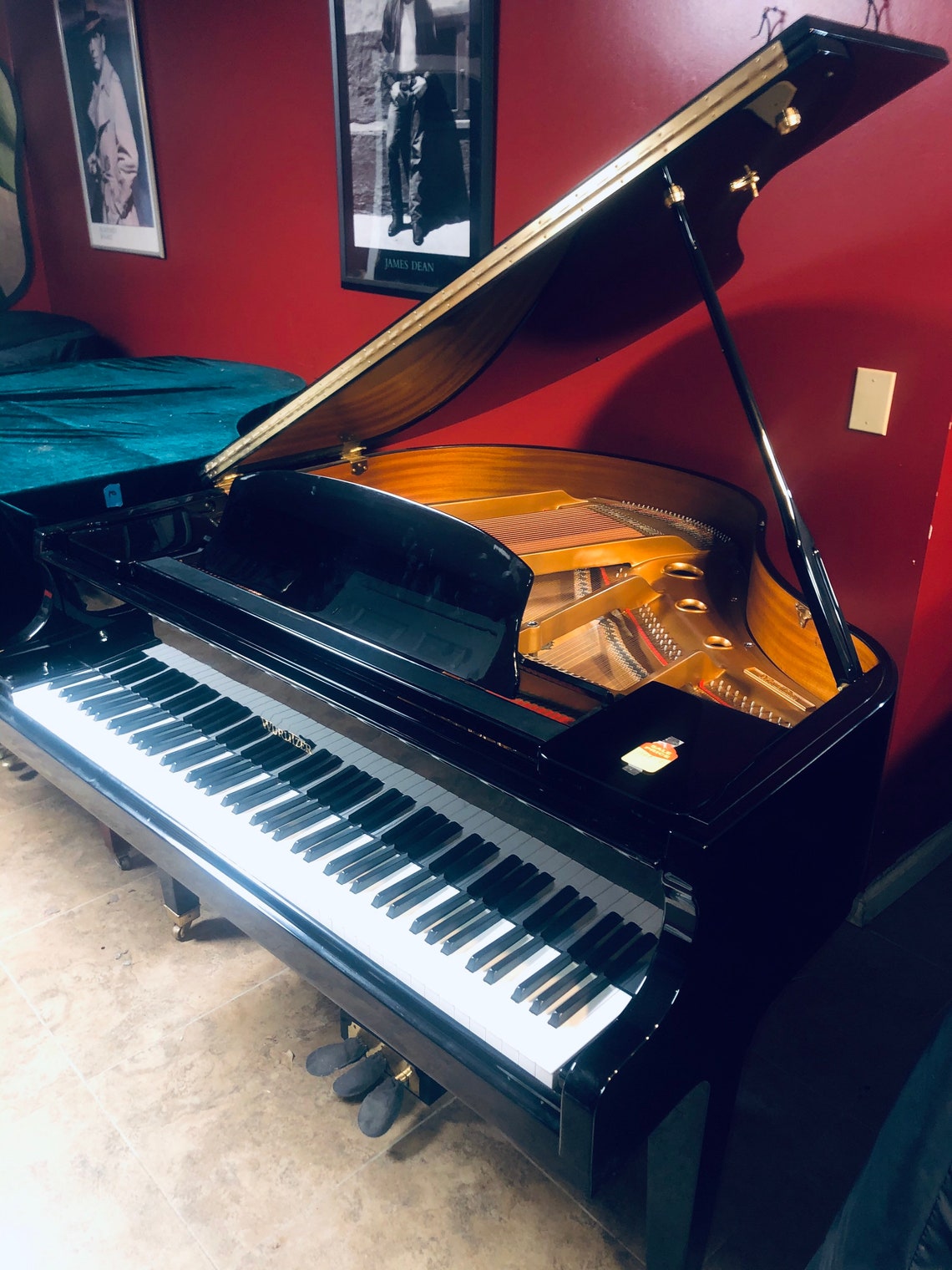 2021 Black HG 4' 9“ Baby Grand Piano Wurletzer