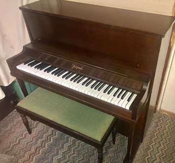 JOHN Wanamaker Console Upright Piano