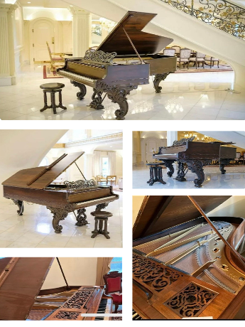 Chickering Art Case Majestic Grand Piano, Rebuilt 2001